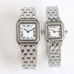 TW factory Cartier Cheetah series silver 27mm/22mm watch